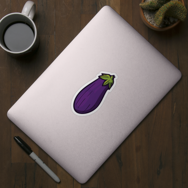 Purple Eggplant by deancoledesign